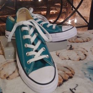 Low top Converse (New) unisex emerald green